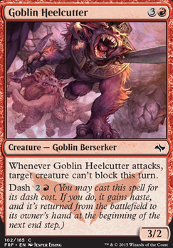 Goblin Heelcutter feature for Krenko the Brave