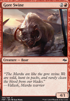 Featured card: Gore Swine