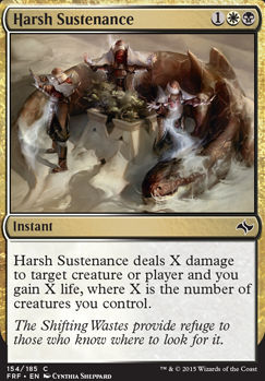 Featured card: Harsh Sustenance