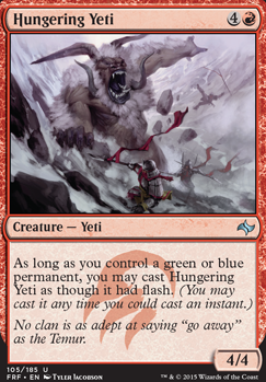 Featured card: Hungering Yeti