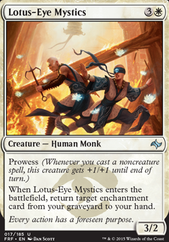 Featured card: Lotus-Eye Mystics