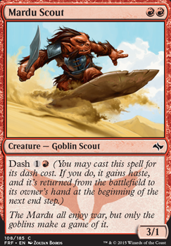 Mardu Scout feature for Red Dash Control