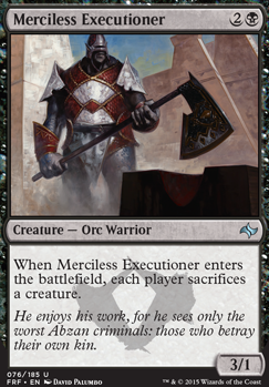 Featured card: Merciless Executioner