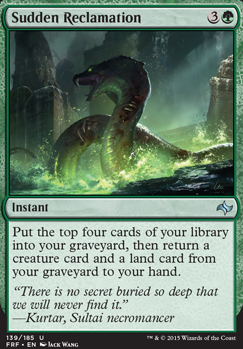 Featured card: Sudden Reclamation
