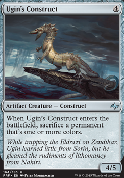 Ugin's Construct feature for Colored Spells are for Nerds