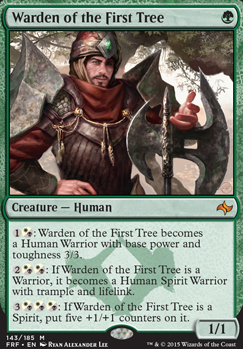 Warden of the First Tree feature for Abzan Budget Block Constructed KTK (W.I.P.)