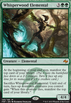 Whisperwood Elemental feature for Manifest