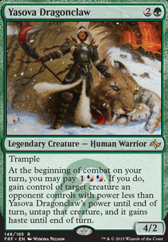 Yasova Dragonclaw feature for Yasova Dragonclaw (EDH)