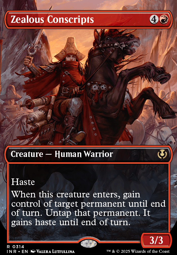 Zealous Conscripts feature for Kaalia of the Waifu (Budgetish)