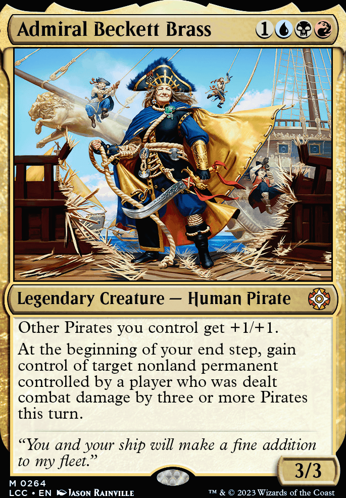 Commander: Admiral Beckett Brass