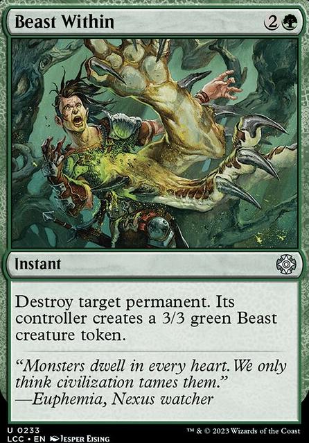 Beast Within feature for Removal List - All Colours