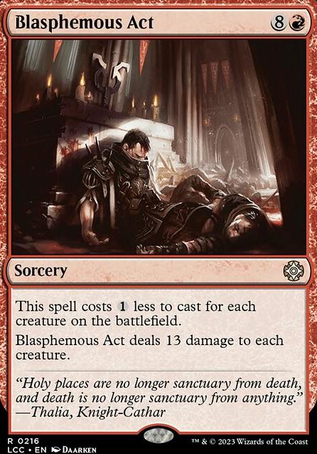 Blasphemous Act feature for Grixis Zumbas