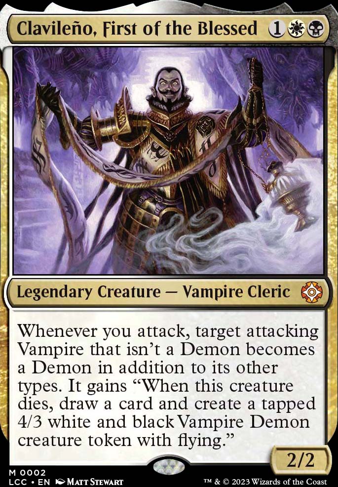 Featured card: Clavileno, First of the Blessed