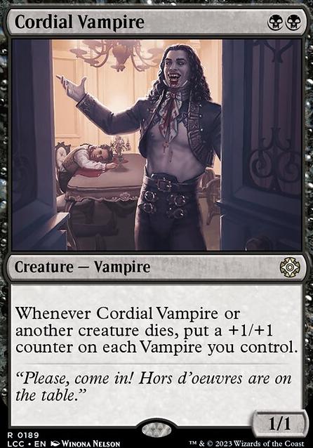 Cordial Vampire feature for Orzhov Vampires [Budget/Casual]