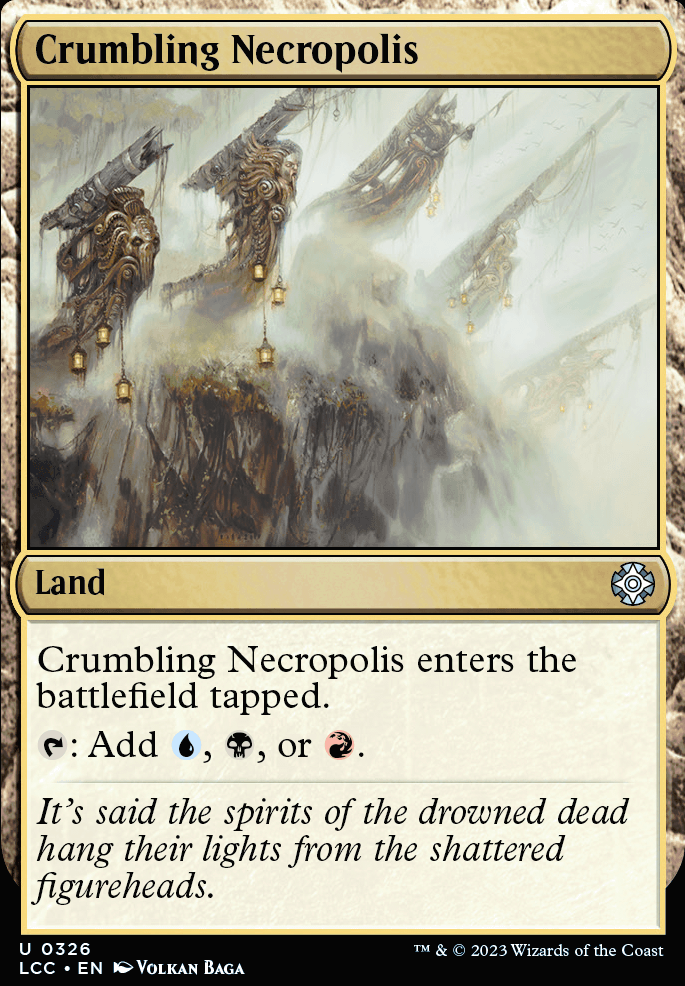 Crumbling Necropolis feature for Lands