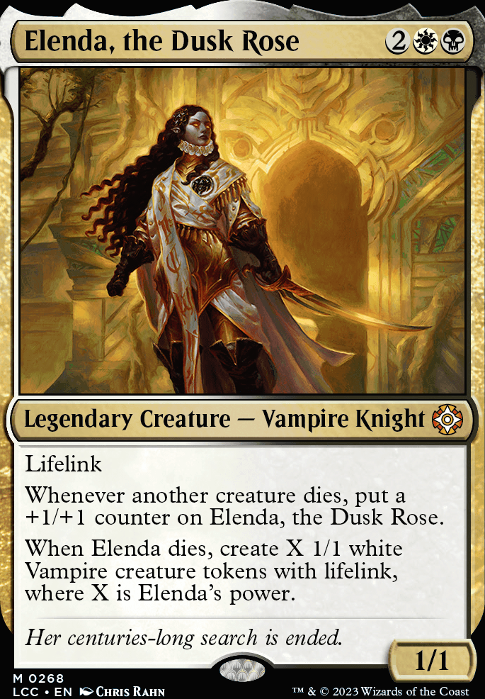 Elenda, the Dusk Rose feature for BW Vampire Knights