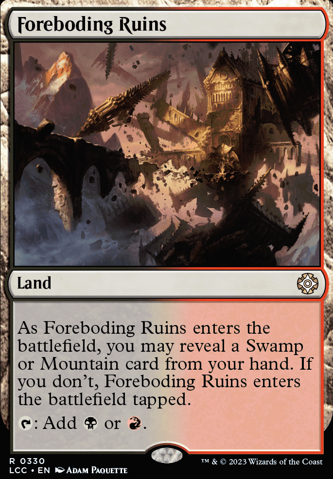 Foreboding Ruins feature for Play more Removal