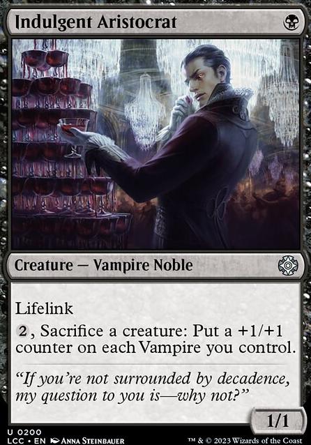 Indulgent Aristocrat feature for SOI Constructed - Wine of the Vein