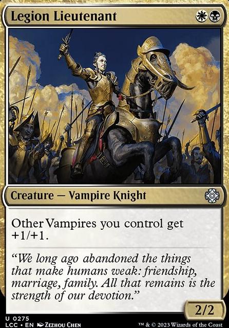 Legion Lieutenant feature for Vampyr Tokens