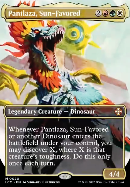 Pantlaza, Sun-Favored feature for Dino Onslaught