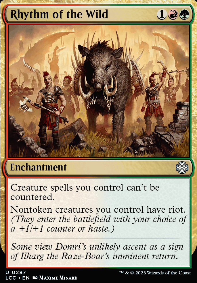 Rhythm of the Wild feature for Domri's Budget Swine Army
