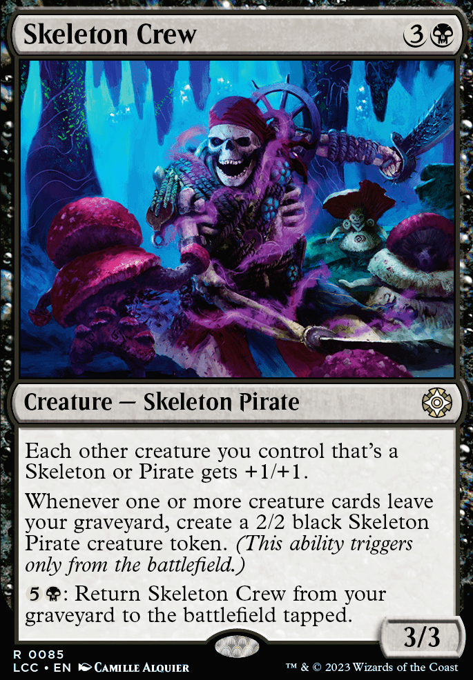 Skeleton Crew feature for ship full of bones