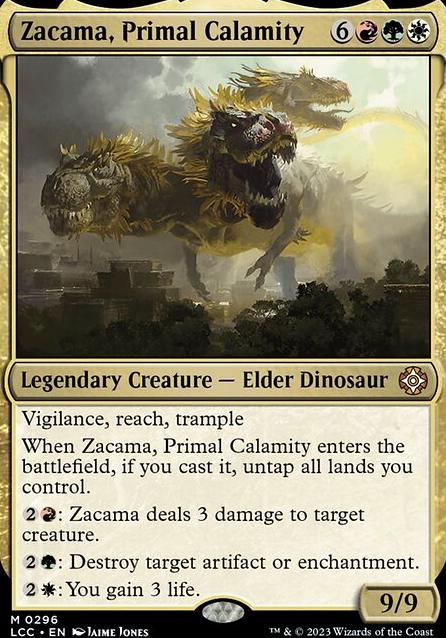 Zacama, Primal Calamity feature for Dino-Might