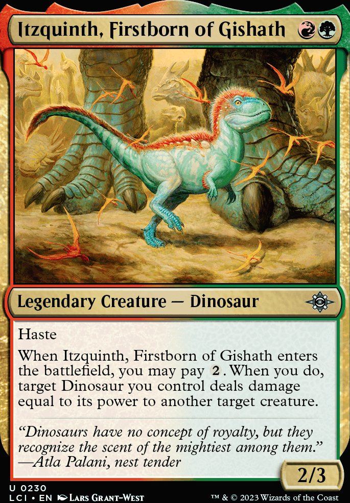Featured card: Itzquinth, Firstborn of Gishath