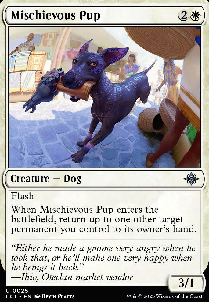 Featured card: Mischievous Pup