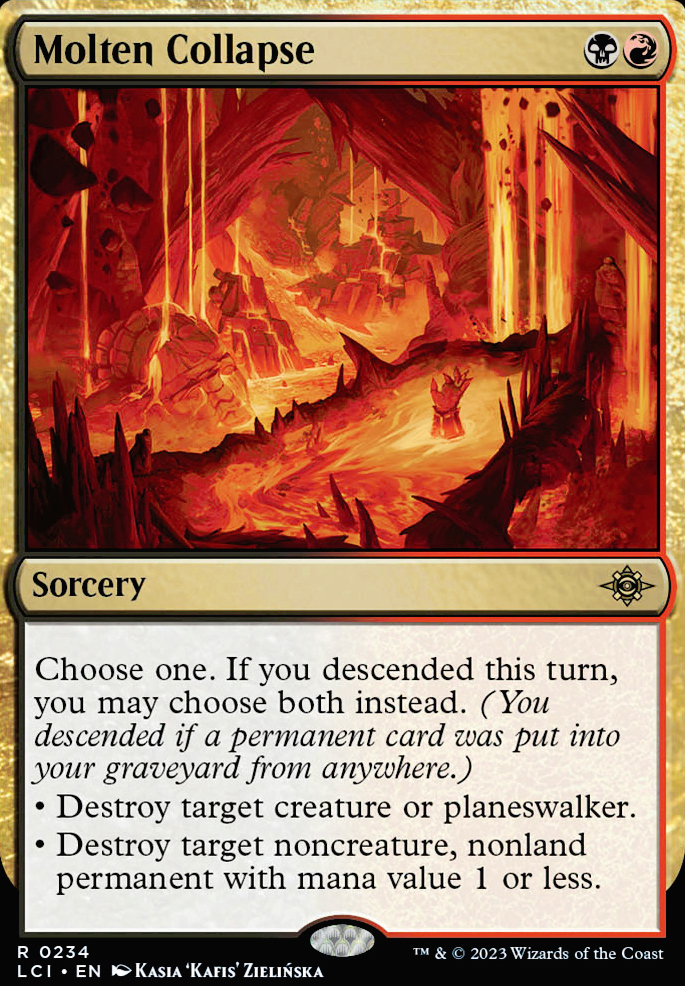 Molten Collapse feature for Taken To The Grave