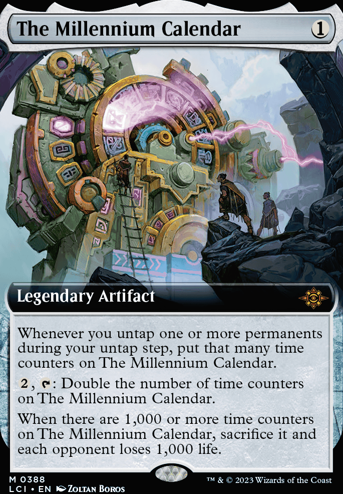 The Millennium Calendar feature for Countdown to Infinity [Counters Primer]