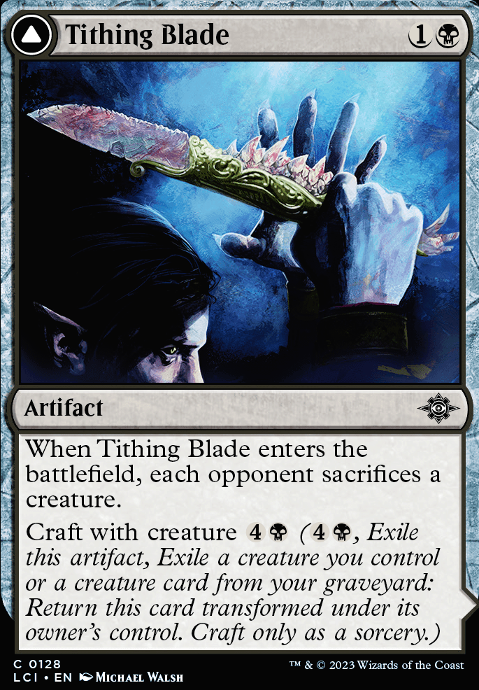 Tithing Blade feature for Red Black reanimator