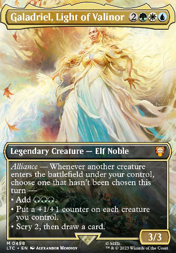 Galadriel, Light of Valinor feature for Stop Interacting With My Tokens Bro