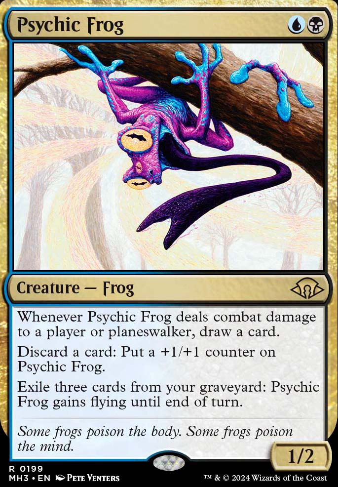 Psychic Frog feature for Maybe don't let the frogs propagate...
