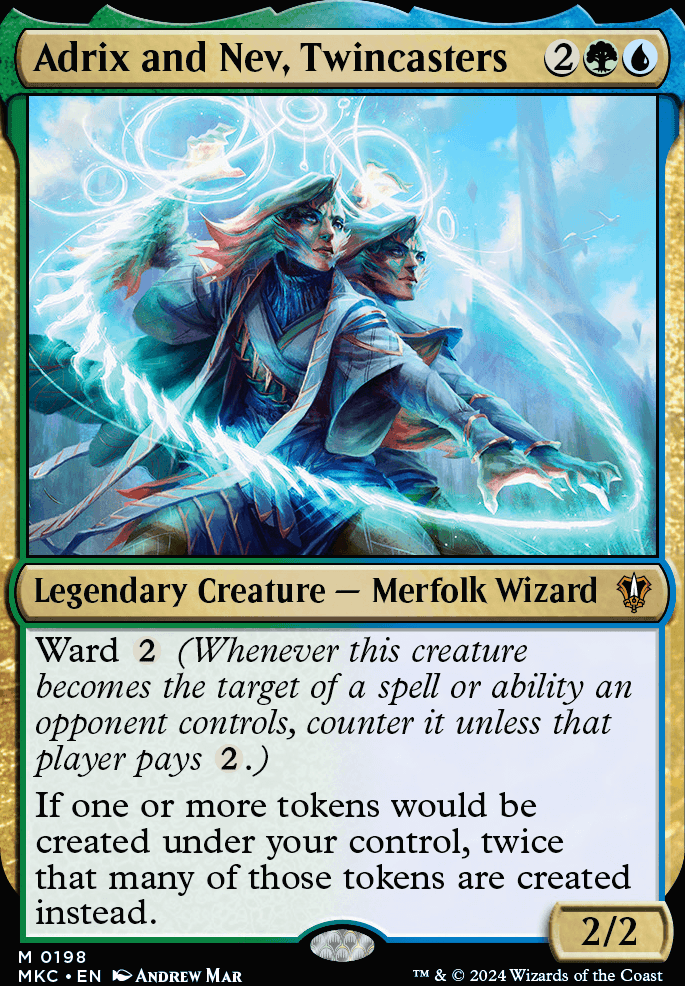 Adrix and Nev, Twincasters feature for Magnificent Multiplying Merfolk