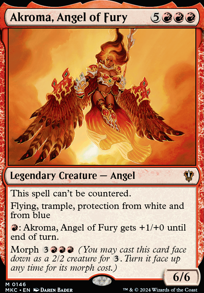 Akroma, Angel of Fury feature for Morhpelicous - White Budget Blink