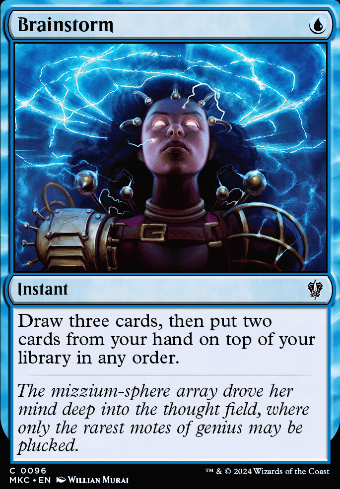 Commander: Brainstorm