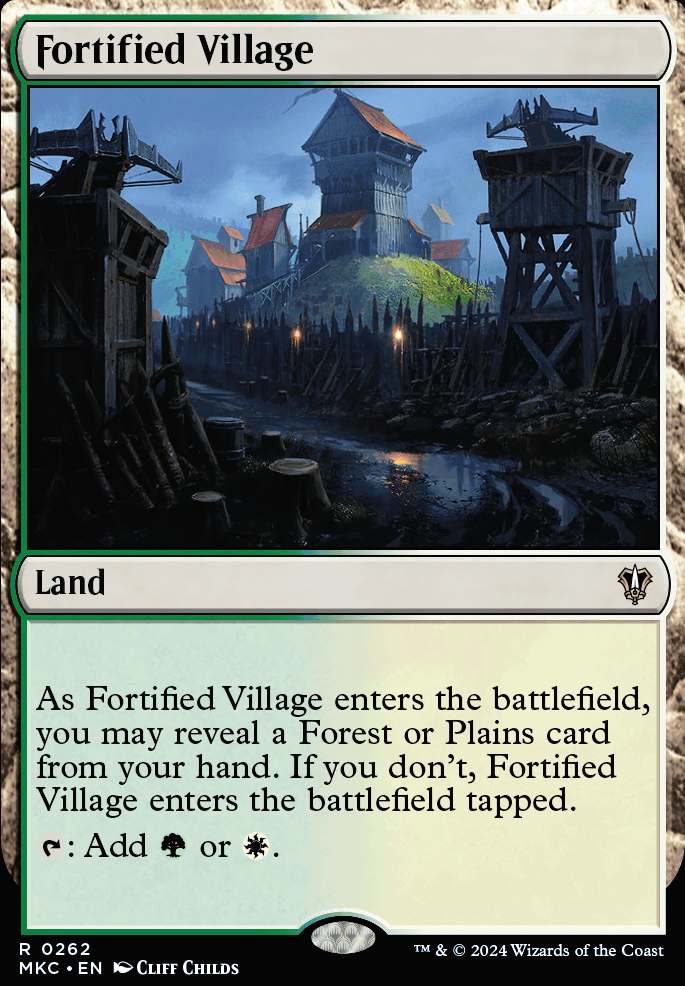 Fortified Village feature for G/W Enchantment Spirits