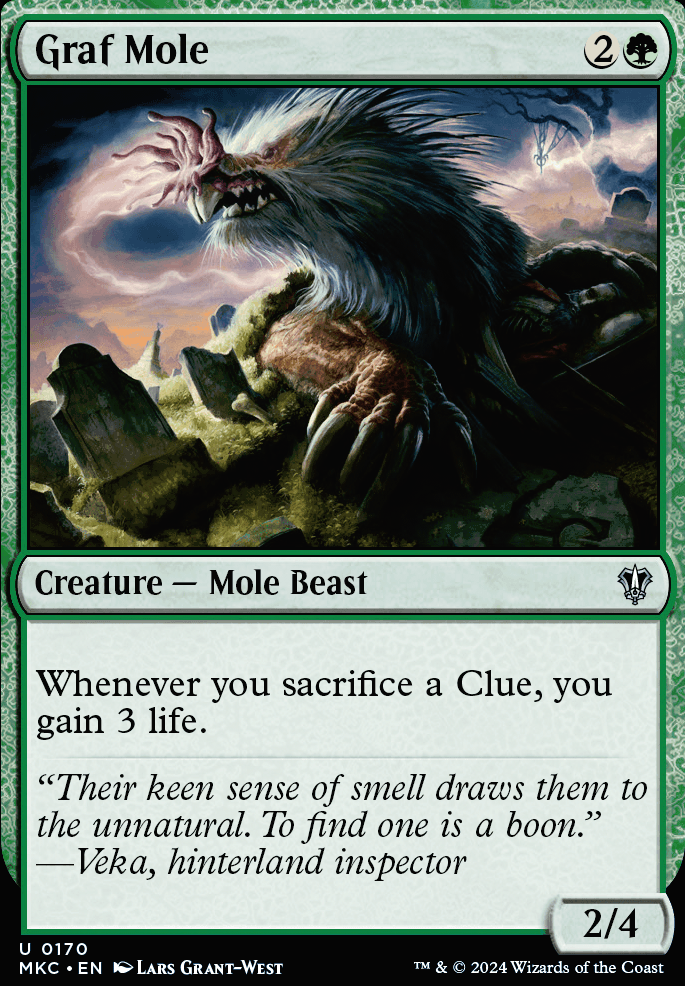 Featured card: Graf Mole