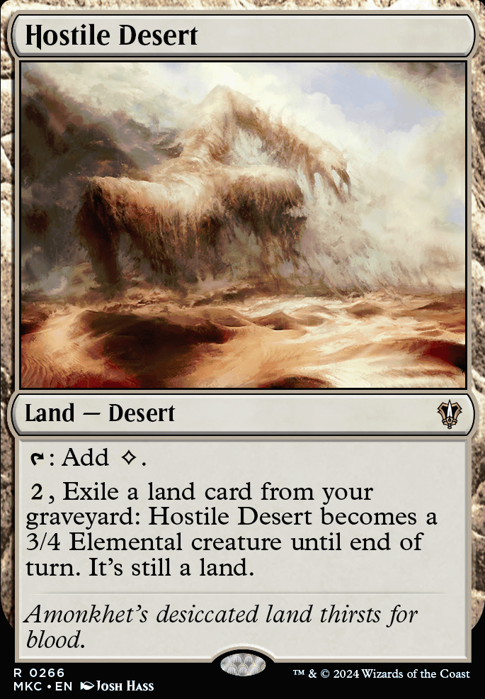 Featured card: Hostile Desert