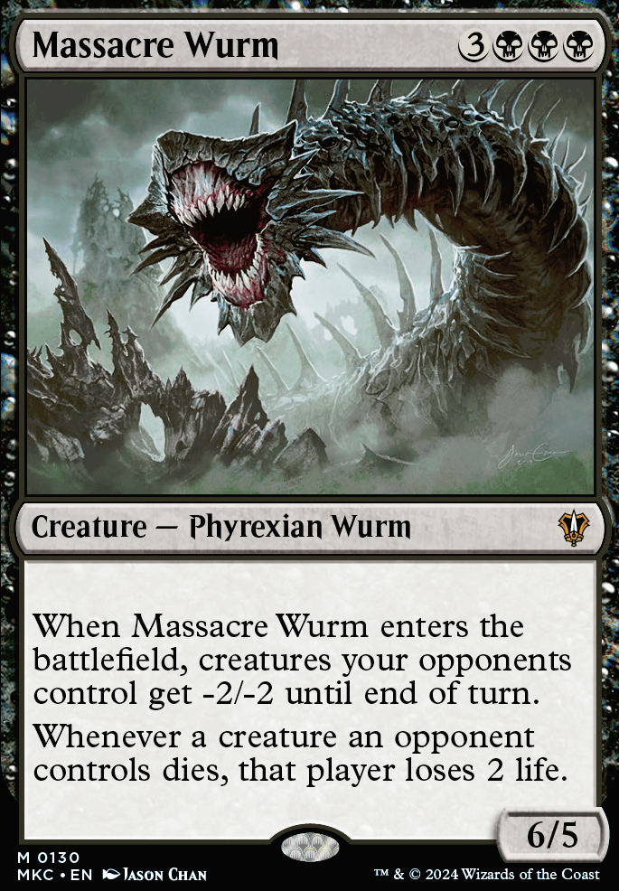 Massacre Wurm feature for Value Of Control