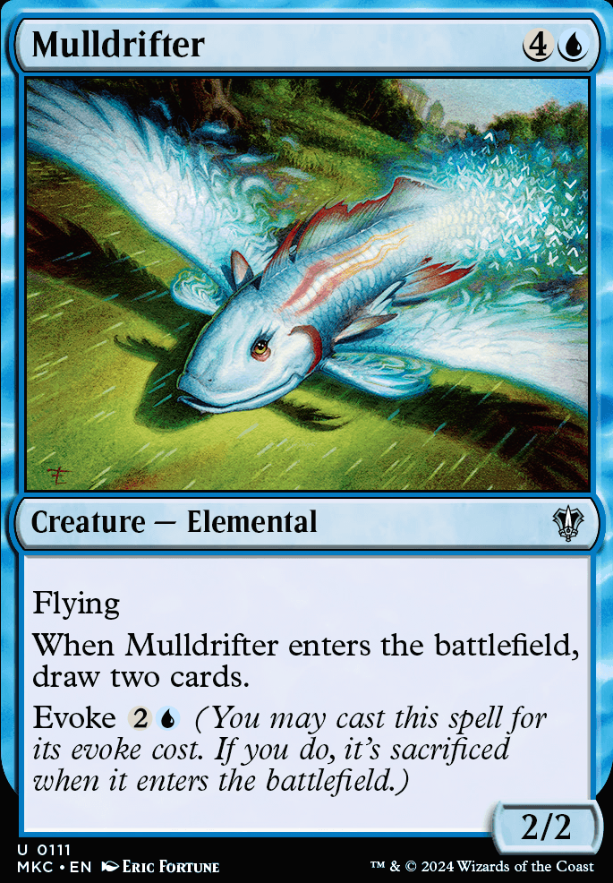 Mulldrifter feature for Overwhelming Oobleck