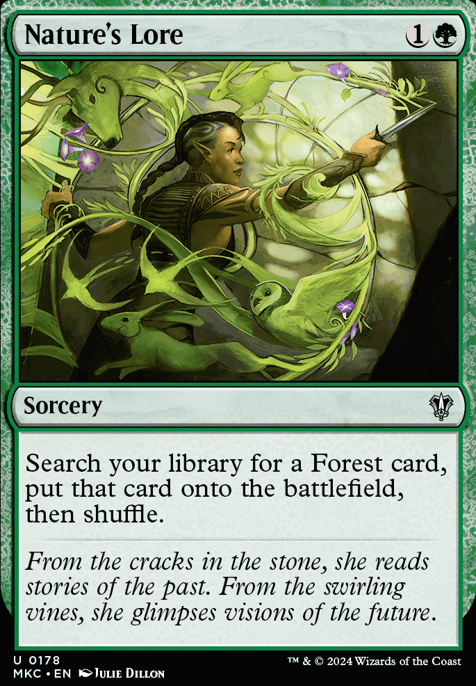 Nature's Lore feature for Damia, Sage of Stone (Planeswalkers)