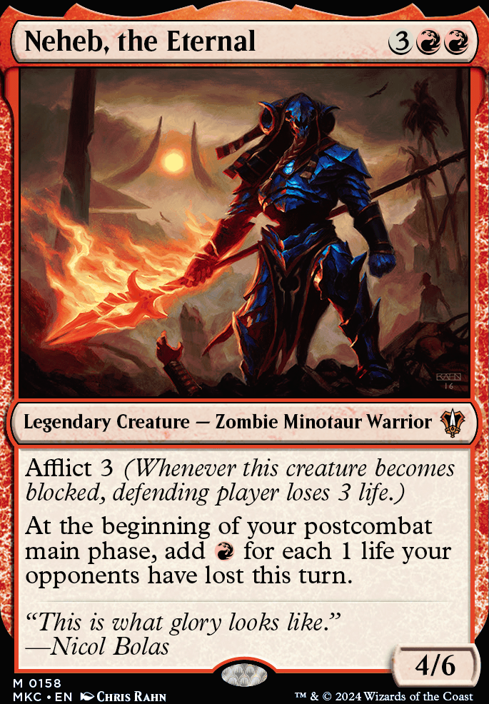 Neheb, the Eternal feature for Ever wanted to sling spells in Rakdos?