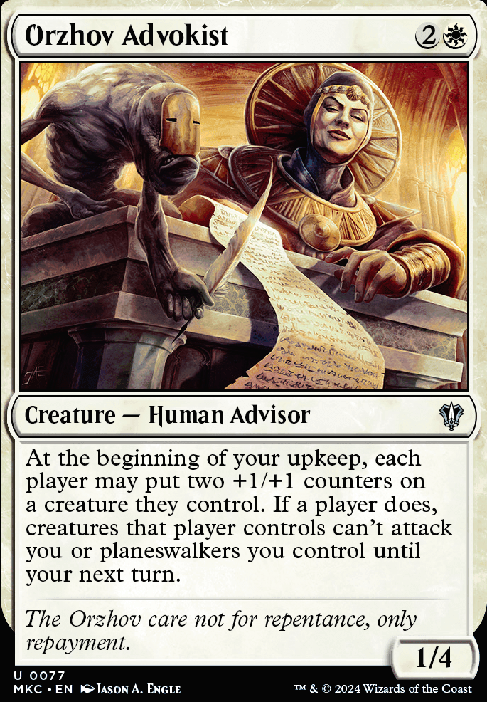 Orzhov Advokist feature for Stop the Presses!