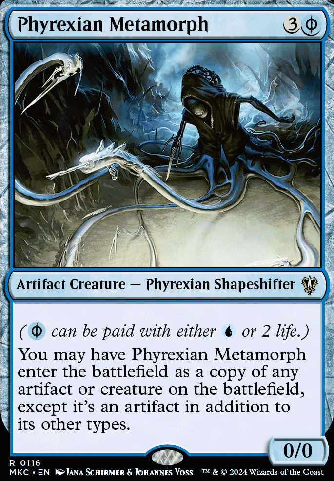 Phyrexian Metamorph feature for The endless clones of horsekind