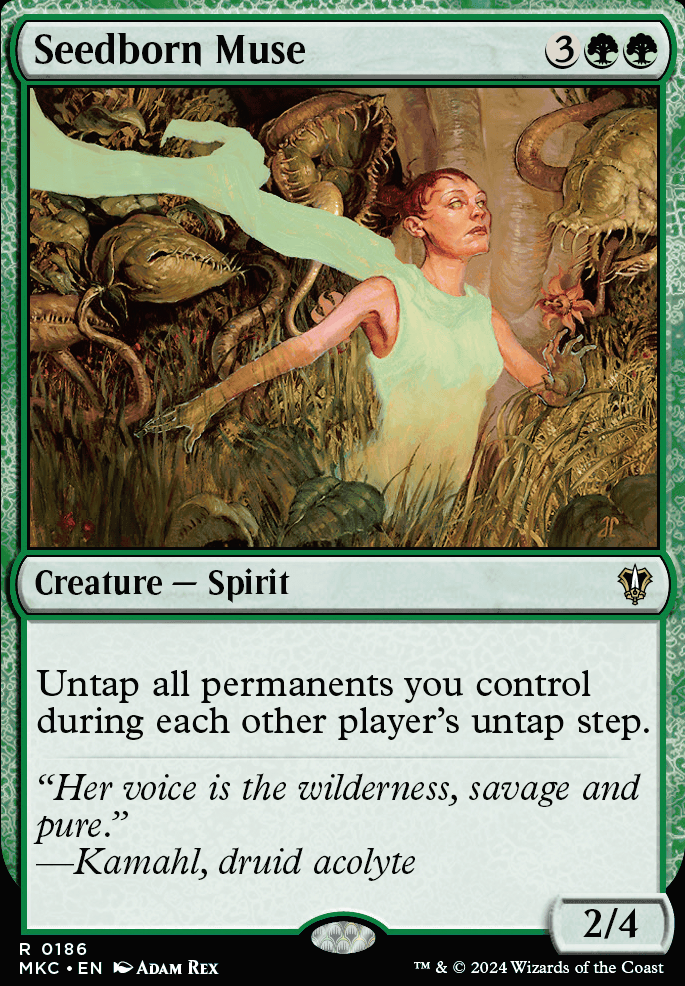 Seedborn Muse feature for Commander Cube