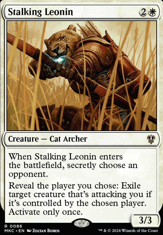 Featured card: Stalking Leonin
