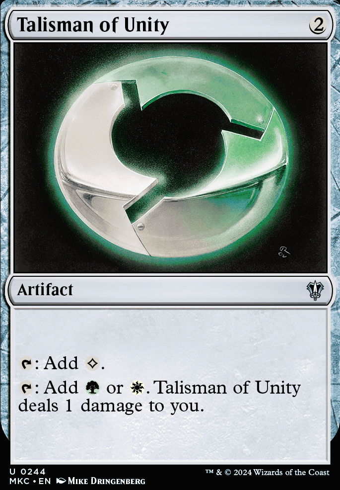 Featured card: Talisman of Unity