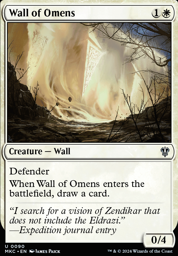 Wall of Omens feature for Wall Tribal (help!)